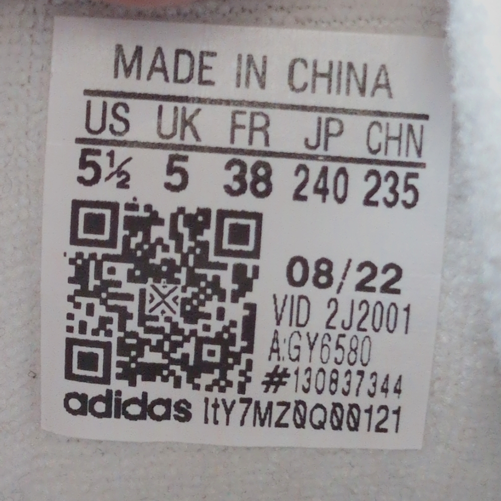 Adidas Adi2000 Sz 5.5 Classic Women's White Sneakers - Picture 8 of 8